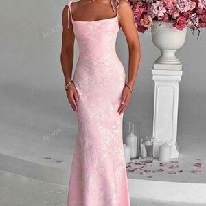 Pink large dress